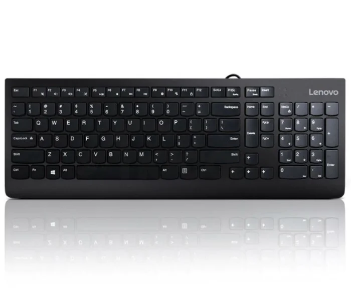Lenovo 300/Drôtová USB/ CZ layout/Čierna