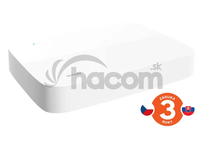 Tenda N6P-8H - PoE kamerový 4K NVR rekordér, 8 kanálov, H.265+, OnViF, zvuk, web. rozhranie, CZ app