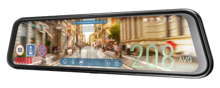 NAVITEL MR750 SMART celoobrazovková palubná kamera v spätnom zrkadle s WIFI a GPS