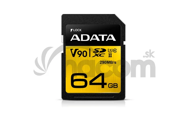 Adata/SDXC/64GB/UHS-II U3 / Class 10