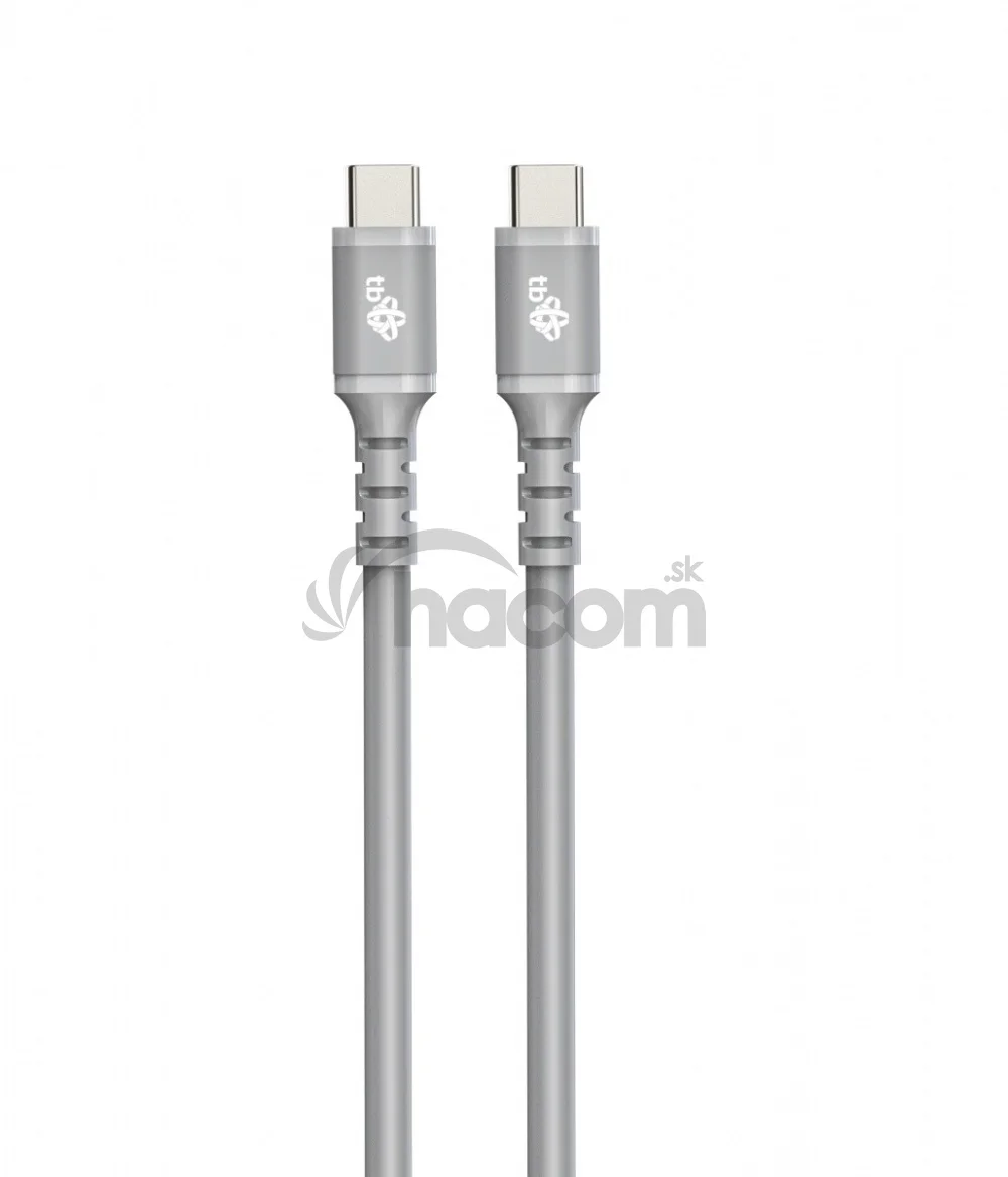 TB USB-C kábel sivý 60W 1m