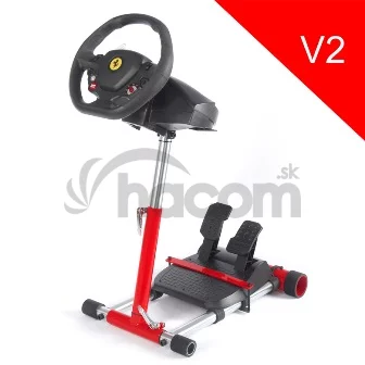 Wheel Stand Pro, stojan na volant a pedále pre Thrustmaster SPIDER, T80/T100,T150,F458/F430, červený