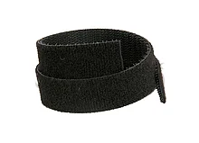 Obojstranný suchý zips Solarix, šírka 10mm, 25m, čierny