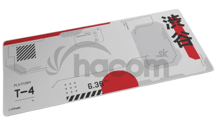 TRUST GXT759 XXL MÚSEPAD – JAPAN WHITE