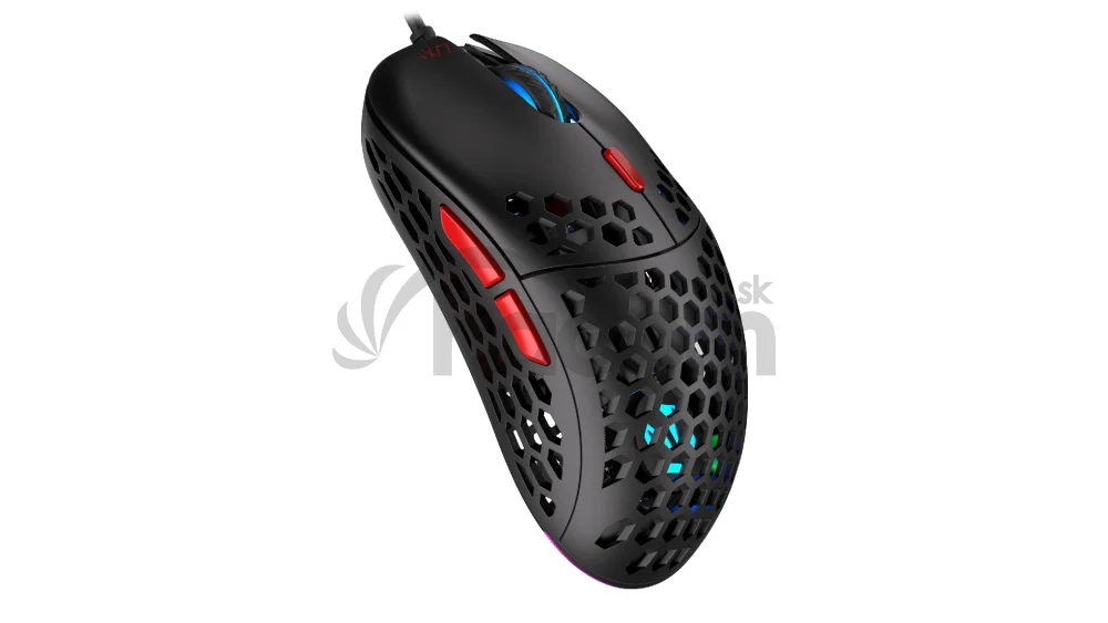 Endorfy LIX Plus/Herná/Optická/Pre pravákov/19 000 DPI/Drôtové USB-A/Čierna