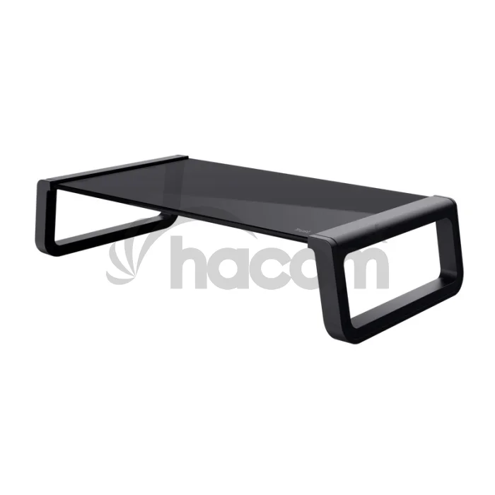 TRUST MONTA GLASS MONITOR STAND BLK