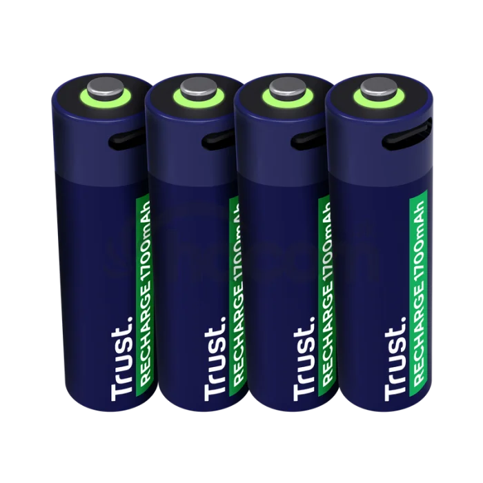 TRUST USB-C RECHARGEABLE BATTERIES 4P - AA