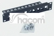 Patch panel 10" 10portov MODULÁRNY 1U