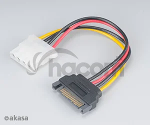 Adaptér SATA na 4pin Molex - 15 cm