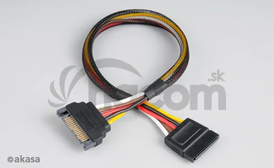 Predlžovací napájací SATA 15pin kábel - 30 cm