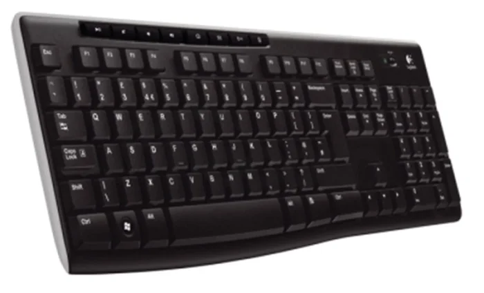 Logitech K270/Bezdrôtová Bluetooth/US layout/Čierna
