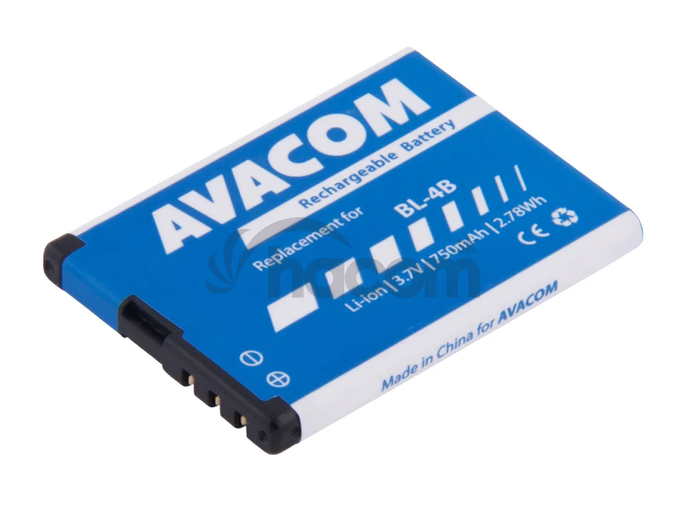 Batéria AVACOM GSNO-BL4B-S750 do mobilu Nokia 6111 Li-Ion 3,7 V 750mAh (náhrada BL-4B)