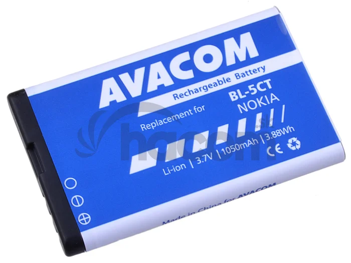 Batéria AVACOM GSNO-BL5CT-S1050A do mobilu Nokia 6303, 6730, C5, Li-Ion 3,7 V 1050mAh