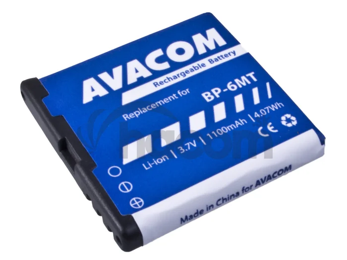 Batéria AVACOM GSNO-BP6MT-S1100A do mobilu Nokia E51, N81, N81 8GB, N82, Li-Ion 3,6 V 1100mAh