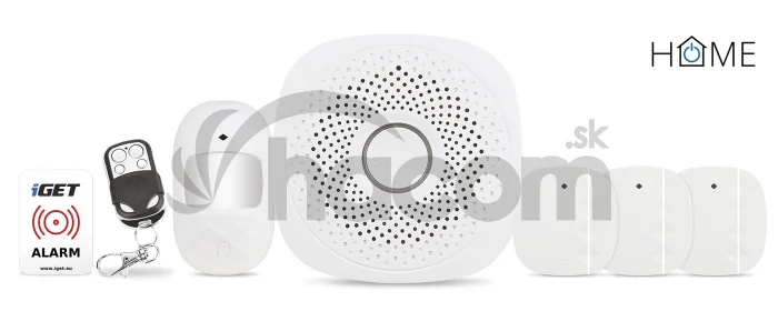 iGET HOME X1 Advanced- Inteligentný Wi-Fi alarm, v aplikácii aj ovládanie IP kamier a zásuviek, Andr, iOS