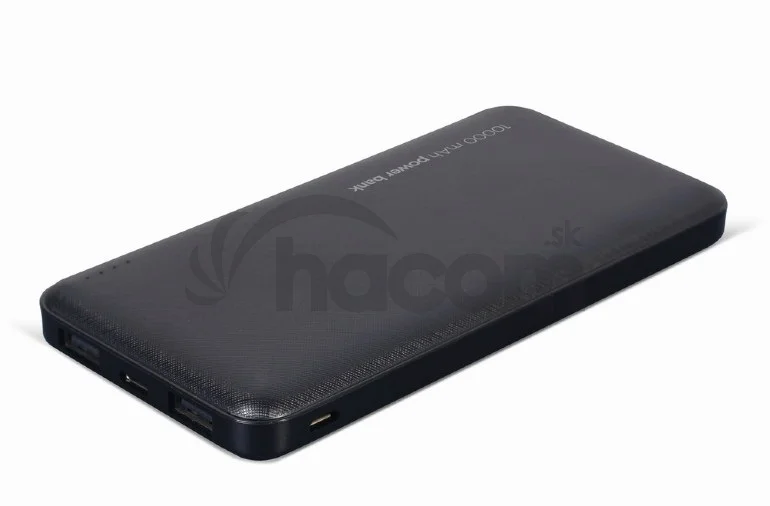 GEMBIRD powerbanka 10 000 mAh čierna