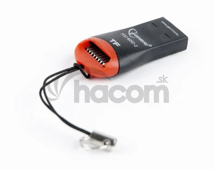 GEMBIRD Čítačka kariet, microSD, USB