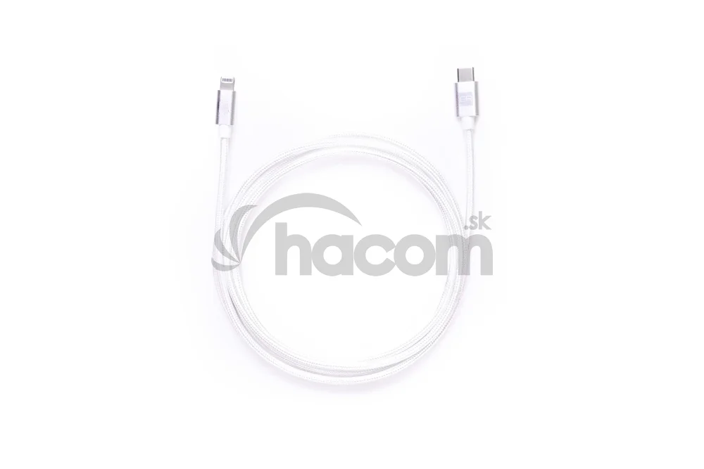 ER POWER kábel USB-C/C 5A (100W) 120cm biely