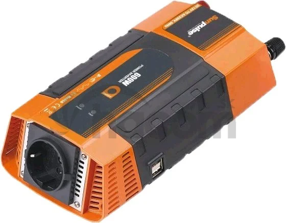 Menič napätia Carspa PID400 12V/230V+USB 400W, modifikovaná sínus, digitálny display