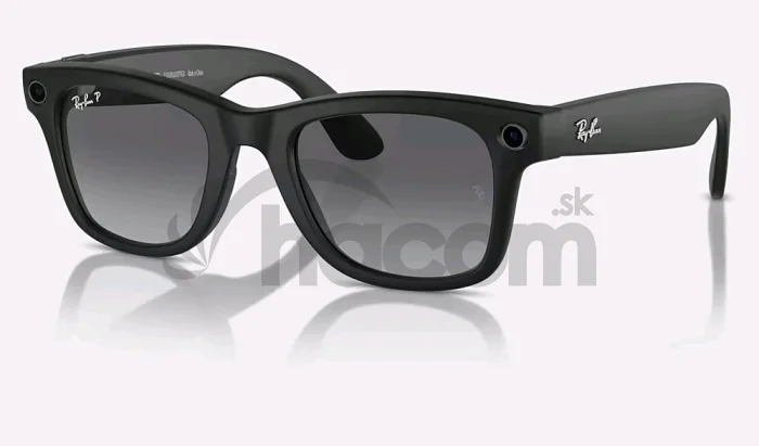 Meta Ray-Ban Wayfarer, AI okuliare, Matte Black, Polarized Gradient Graphite