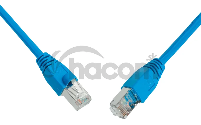 SOLARIX patch kábel CAT6 UTP PVC 2m modrý snag-proof