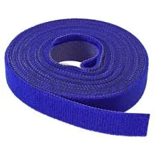 Viazacia páska na suchý zips, 16 mm, 4 m, modrá