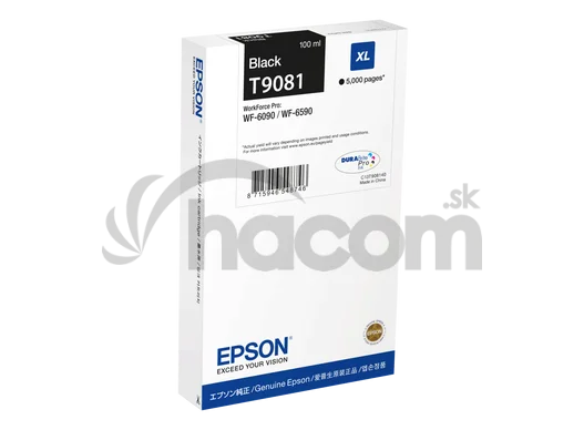 Epson WF-6xxx Ink Cartridge Black XL