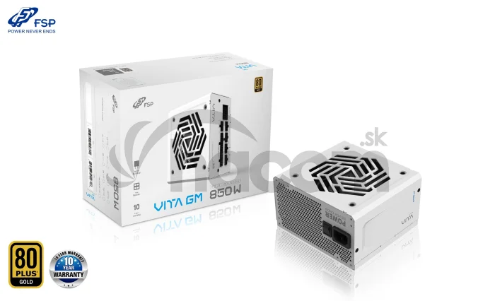 FSP VITA GM White/850W/ATX 3.1/80PLUS Gold/Modular/Retail