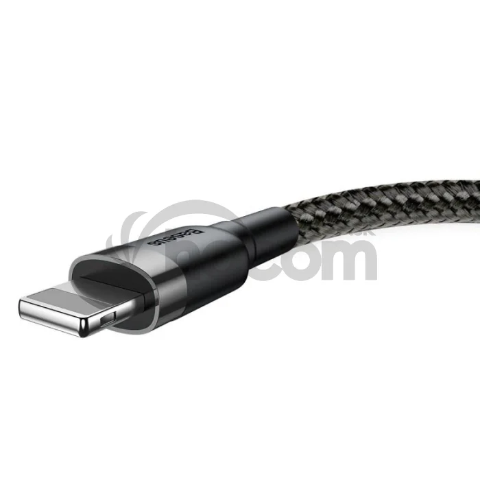 Baseus dátový kábel Cafule Lightning 0,5m 2,4A šedo-čierny