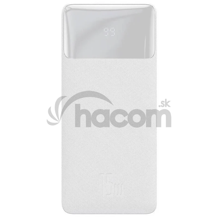 Baseus PPBD050202 Bipow Digital Display Powerbanka 30000mAh 15W White