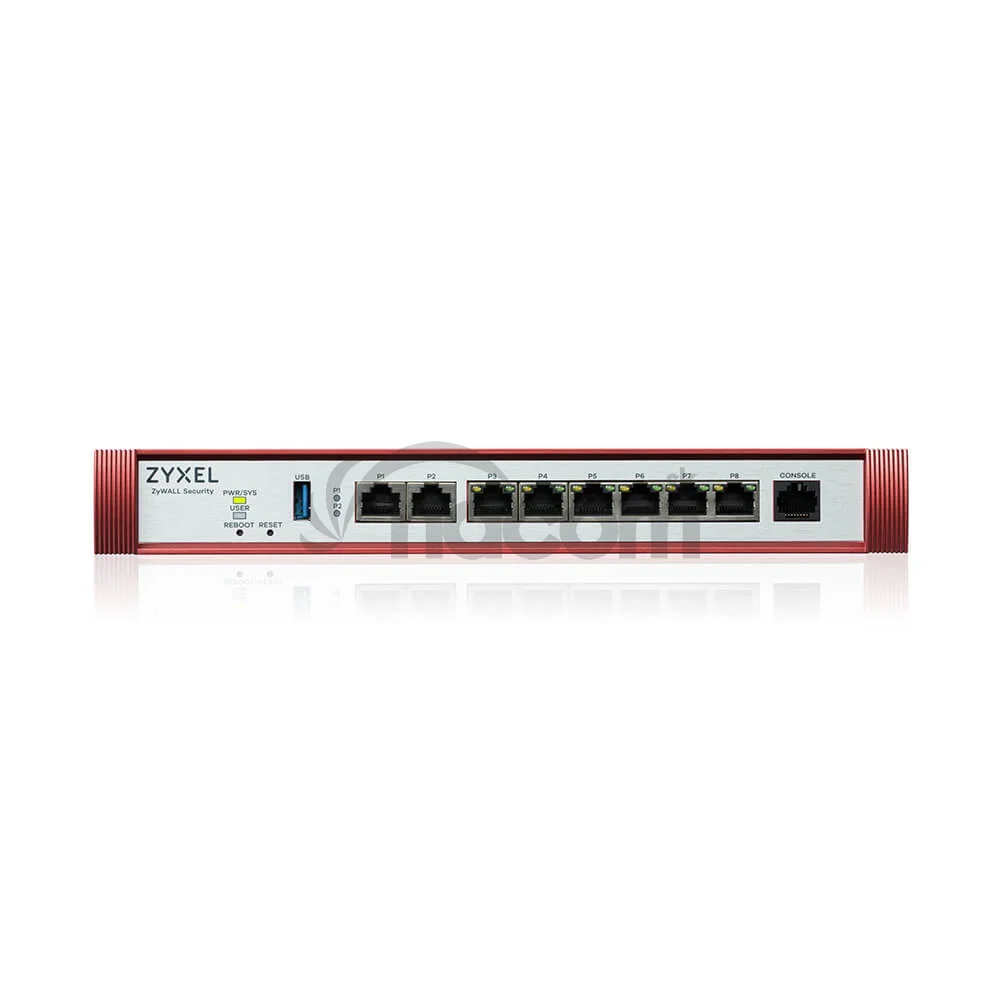 ZYXEL USG Flex 200H, 2*2.5Gig., 6*1G, USB, PoE, 1 dev.