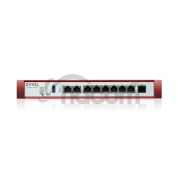 ZYXEL USG Flex 200H,2*2.5Gig.,6*1G,USB,1 device