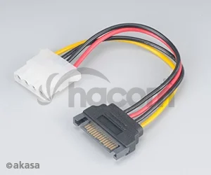 Adaptér SATA na 4pin Molex - 15 cm 2 ks