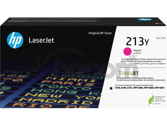 HP W2133Y, magenta toner. kazeta HP LaserJet 213Y