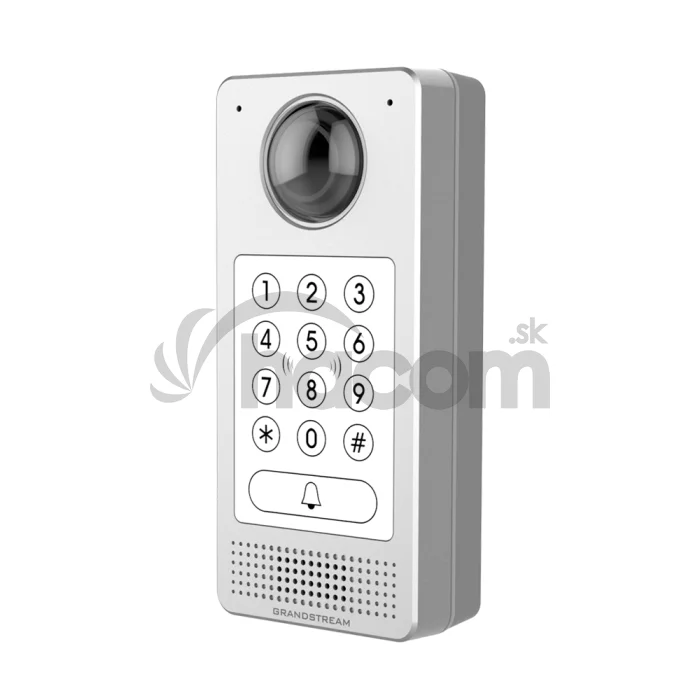 Grandstream GDS3710, dverný vrátnik, HD kamera, pokrytie 180 °, mikrofón, intercom, GDS manager