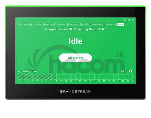 Grandstream GSC3575 SIP interkom a riadiaca stanica, 7" dotyk.obrazovka, Wi-Fi 6, BT, 6 SIP účtov, čierny