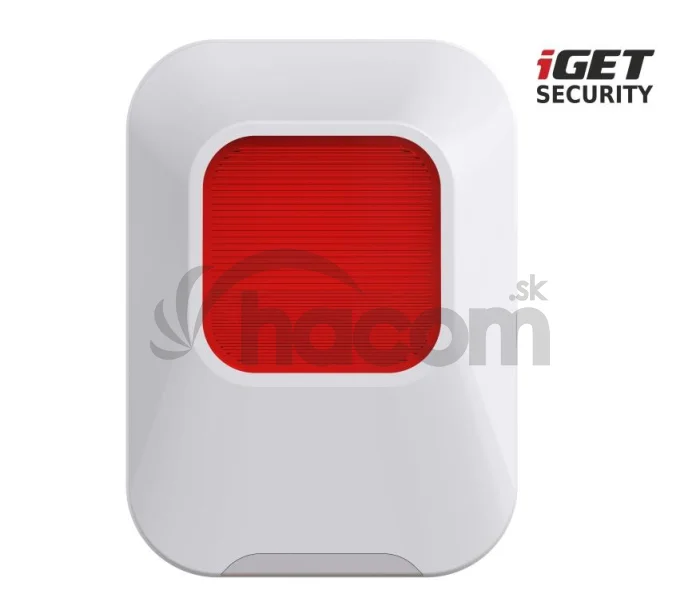 iGET SECURITY EP24 - vnútorná siréna napájaná batériou + USB portom, pre alarm M5