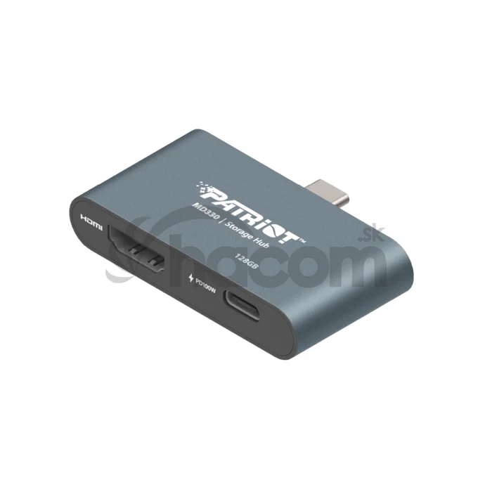 128GB Patriot HUB + úložisko MD300 USB-C+ HDMI
