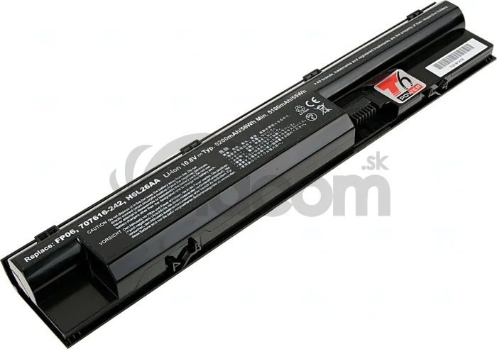 Batéria T6 Power pre HP ProBook 440 G1, 445 G1, 450 G1, 455 G1, 470 G1, 5200mAh, 56Wh, 6cell
