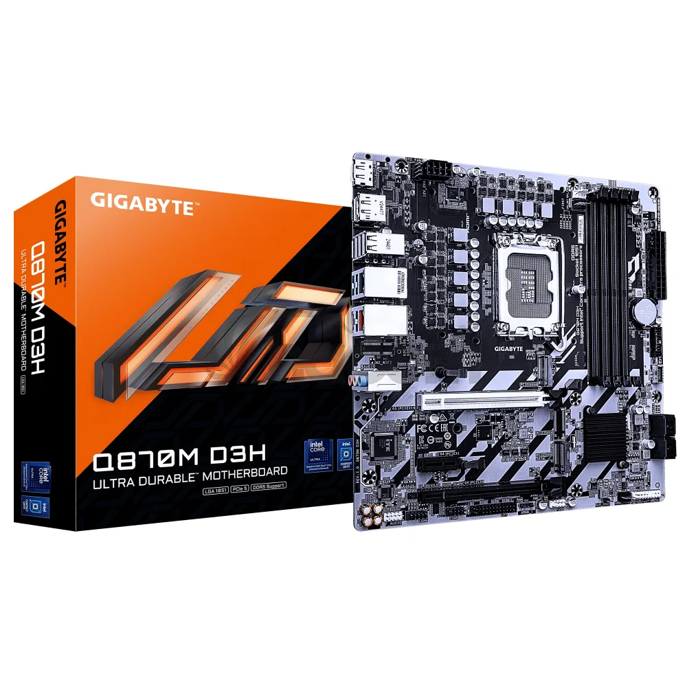 GIGABYTE Q870M D3H/LGA 1851/mATX