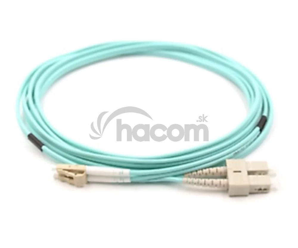 Optický patch cord Duplex LC-SC 50/125 3m OM4