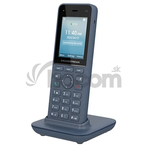 Grandstream WP826 SIP WiFi telefón, 2,4" bar. displ., 3 SIP úč., BT, USB-C