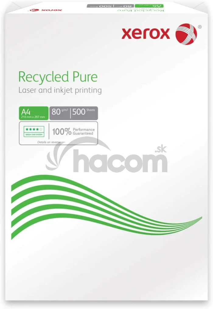 Xerox Recycled Pure 80 A4 5x500 listov (kartón)