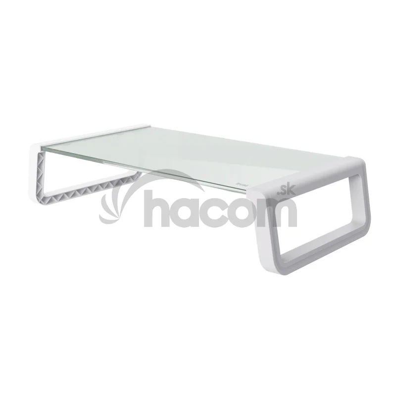 TRUST MONTA GLASS MONITOR STAND WHT