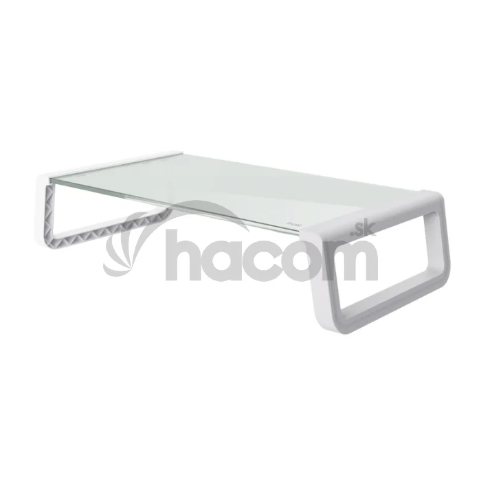 TRUST MONTA GLASS MONITOR STAND WHT