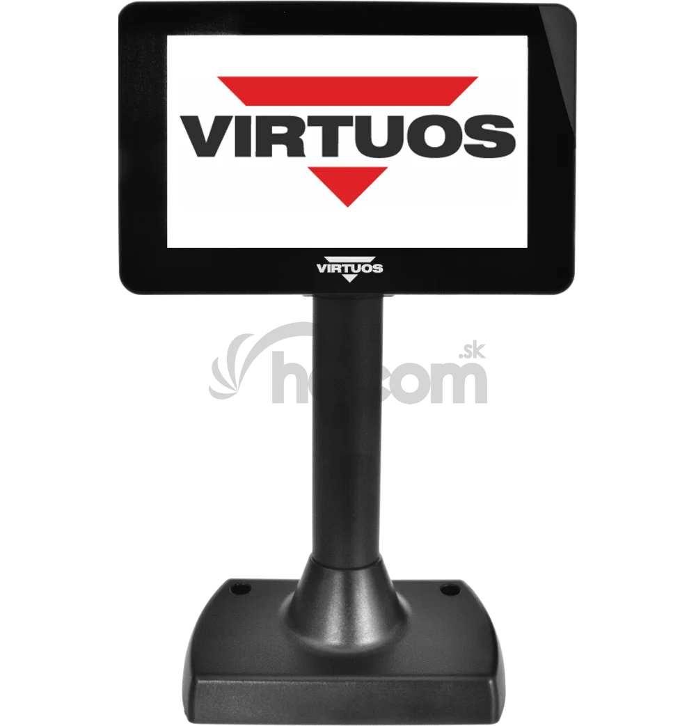 7" LCD farebný zákaznícky displej Virtuos SD700F, USB, čierny
