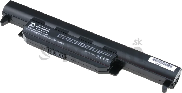 Batéria T6 Power pre Asus A45, A55, K45, K55, R500, R503, R704, X45, X55, X75, 5200mAh, 56Wh, 6cell