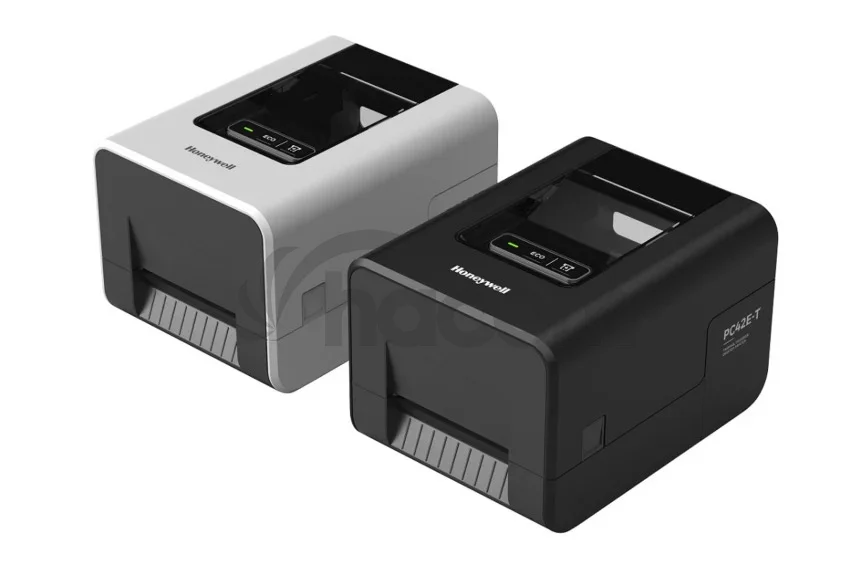 Honeywell - PC42E-T, USB, Ethernet, 300dpi, Black, 1&0.5'', no power cord