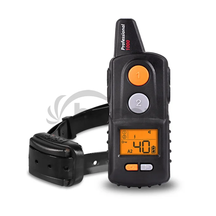 Elektronický výcvikový obojok d-control professional 1000 mini - Čierna