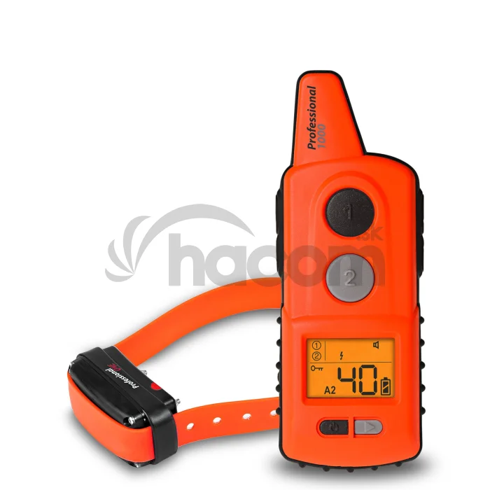 Elektronický výcvikový obojok d-control professional 1000 ONE - Oranžová